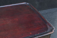 穏やかな色彩に杢目が浮かぶレトロ感溢れる李朝膳 DC8951