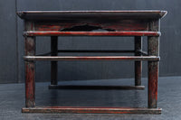 穏やかな色彩に杢目が浮かぶレトロ感溢れる李朝膳 DC8951