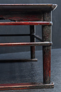 穏やかな色彩に杢目が浮かぶレトロ感溢れる李朝膳 DC8951