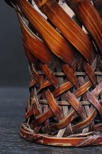 温かみのある色彩で美しいシルエットの花籠 DC8953