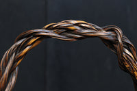 丸みをつけた竹編みが魅力の花カゴ DC8955