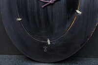 美しい花彫刻が華やかな鎌倉彫の壁掛け鏡 DC8956