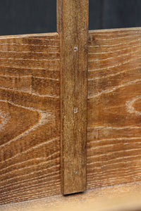 木地色の穏やかな杢目が魅力の持ち手付き炭入れ DC8958ab 在庫(a:1 b:1)個