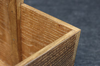 木地色の穏やかな杢目が魅力の持ち手付き炭入れ DC8958ab 在庫(a:1 b:1)個