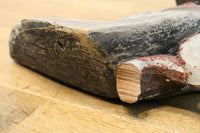 大珍品!!龍を装飾した迫力のある兜の大振りの彫刻飾り DC9025