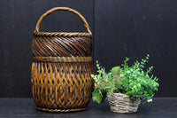 Antique tool (Bamboo woven flower basket) DC9114