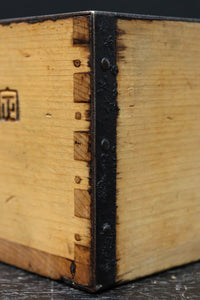 味わいある帯鉄縁作りの一升マス DC9455bc 在庫(b:1 c:1)個