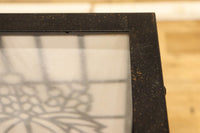 大きな桐装飾と波兎の透かし絵柄でレトロ感溢れる行灯(あんどん) DC9635
