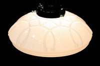 Pressed glass lamp shade DC9841