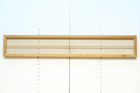 心地の良い木地色で整えた縦繁欄間 E9672 在庫1枚
