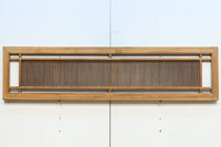 繊細な桟が端然と並ぶ縦繁格子の欄間 E9681a 在庫1枚