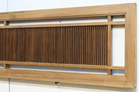 繊細な桟が端然と並ぶ縦繁格子の欄間 E9681a 在庫1枚