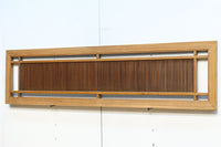 繊細な桟が端然と並ぶ縦繁格子の欄間 E9681a 在庫1枚