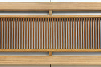 繊細な桟が端然と並ぶ縦繁格子の欄間 E9681a 在庫1枚