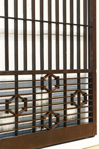 格子と六角形組子のモダンな書院 EZ1413 在庫2枚