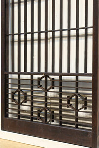 格子と六角形組子のモダンな書院 EZ1413 在庫2枚