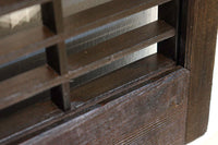 格子と六角形組子のモダンな書院 EZ1413 在庫2枚