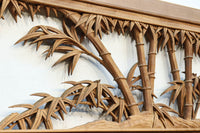 余白を残し上品に深彫りされた極上彫刻の欄間 EZ1628ab 在庫(a:0 b:1)枚