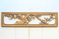 余白を残し上品に深彫りされた極上彫刻の欄間 EZ1628ab 在庫(a:0 b:1)枚