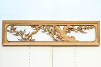 余白を残し上品に深彫りされた極上彫刻の欄間 EZ1628ab 在庫(a:0 b:1)枚