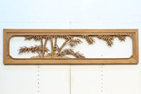 余白を残し上品に深彫りされた極上彫刻の欄間 EZ1628ab 在庫(a:0 b:1)枚