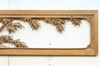 余白を残し上品に深彫りされた極上彫刻の欄間 EZ1628ab 在庫(a:0 b:1)枚