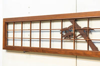 穏やかな色彩に竹の彫刻を添えた欄間 EZ1696 在庫1枚