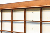 穏やかな色彩に竹の彫刻を添えた欄間 EZ1696 在庫1枚