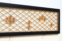 菱格子に組子模様が浮かぶ上品な欄間 EZ1703 在庫1枚