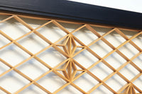 菱格子に組子模様が浮かぶ上品な欄間 EZ1703 在庫1枚