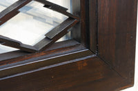 落ち着いた面持ちを松皮菱格子が華やかに飾る欄間 EZ1704 在庫1枚