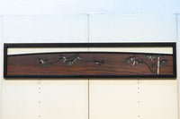 竹の透かし絵が浮かぶ風情ある欄間 EZ1706 在庫1枚