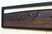 竹の透かし絵が浮かぶ風情ある欄間 EZ1706 在庫1枚