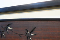 竹の透かし絵が浮かぶ風情ある欄間 EZ1706 在庫1枚