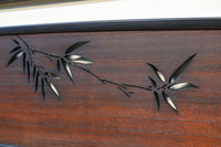 竹の透かし絵が浮かぶ風情ある欄間 EZ1706 在庫1枚