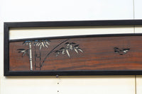 竹の透かし絵が浮かぶ風情ある欄間 EZ1706 在庫1枚