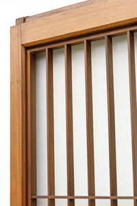 大振りの角麻組子が映えるスリガラス入り書院 EZ1748 在庫1枚