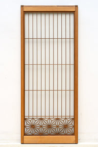 大振りの角麻組子が映えるスリガラス入り書院 EZ1748 在庫1枚