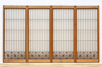 大振りの角麻組子が映えるスリガラス入り書院 EZ1748 在庫1枚