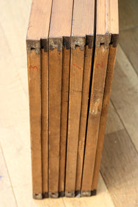 大振りの角麻組子が映えるスリガラス入り書院 EZ1748 在庫1枚