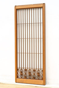 大振りの角麻組子が映えるスリガラス入り書院 EZ1748 在庫1枚