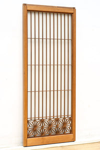 大振りの角麻組子が映えるスリガラス入り書院 EZ1748 在庫1枚