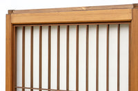 大振りの角麻組子が映えるスリガラス入り書院 EZ1748 在庫1枚