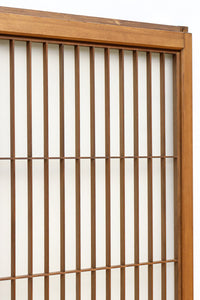 大振りの角麻組子が映えるスリガラス入り書院 EZ1748 在庫1枚