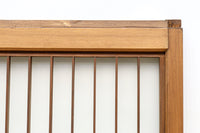 大振りの角麻組子が映えるスリガラス入り書院 EZ1748 在庫1枚