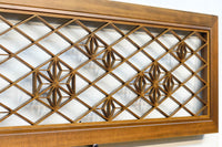 軽やかに並ぶ麻の葉組子が可愛らしい欄間 EZ1795 在庫1枚