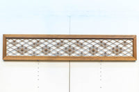 軽やかに並ぶ麻の葉組子が可愛らしい欄間 EZ1795 在庫1枚