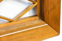 軽やかに並ぶ麻の葉組子が可愛らしい欄間 EZ1795 在庫1枚