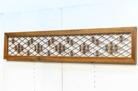 軽やかに並ぶ麻の葉組子が可愛らしい欄間 EZ1795 在庫1枚