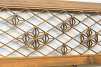 軽やかに並ぶ麻の葉組子が可愛らしい欄間 EZ1795 在庫1枚